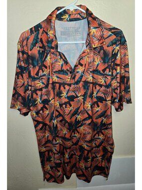 Grunt Style Men's Cartoon Range Paradise Print Polo Polyester Spandex Blend Fun